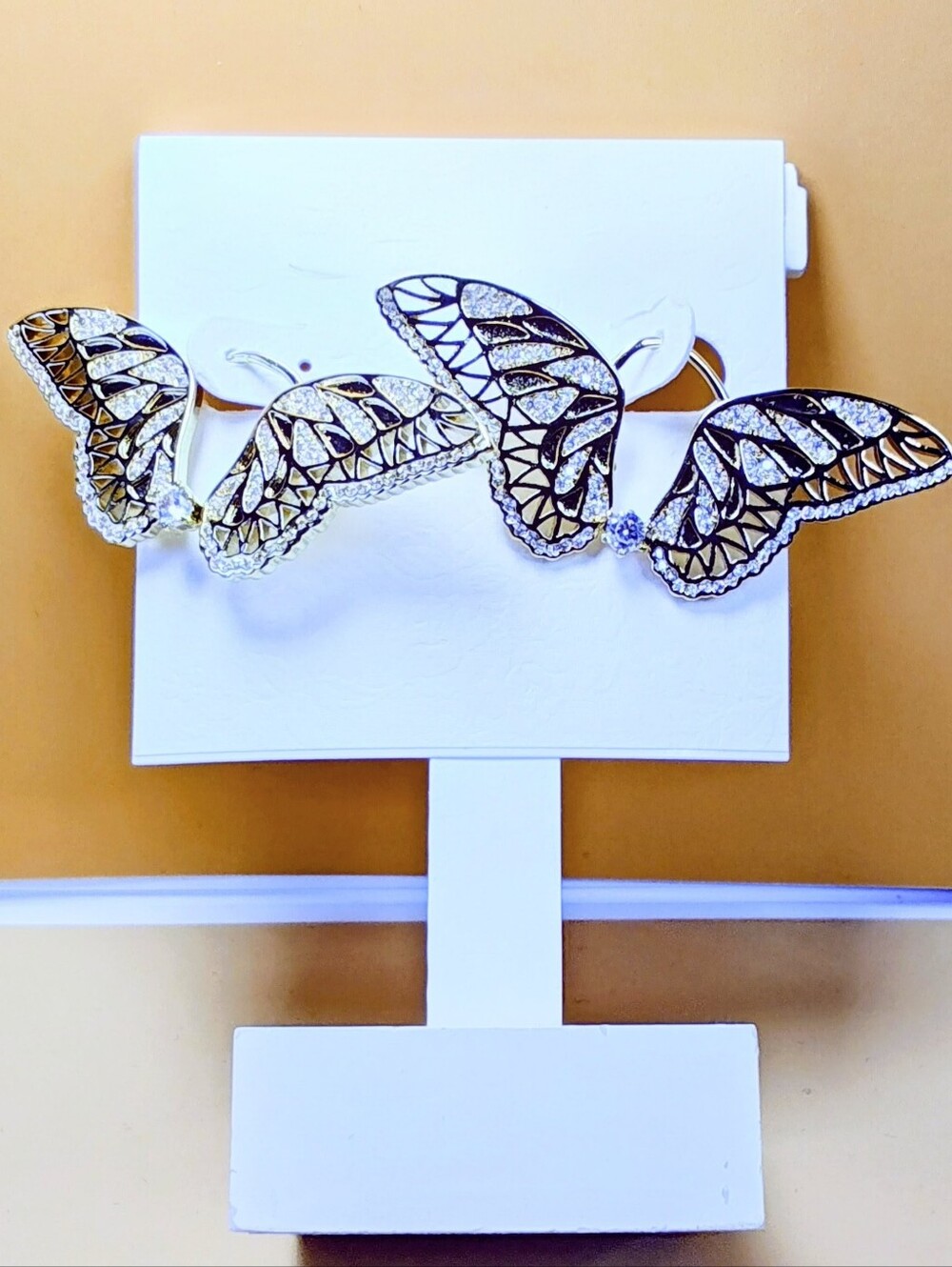 Gold Butterfly Wing  Earrings - Elegant Women Accessories